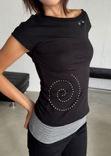 STUD UNBLAL TEE