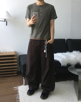 クロレイヤードバックル半袖T