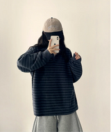 Momo Dangala Loose Fit Collar Sweatshirt