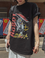 ライトロボットプリンティングショートスリーブTシャツ