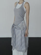 Ar knot check skirt