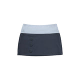 Button Point Skirt