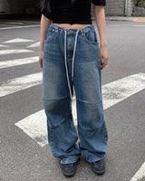 Brush strap pants