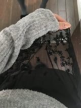Long Lace Tank Top