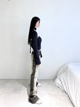 1078. Dirty washing denim wide pt