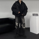ECT Cropped Hooded Shell Parka (2 colors)