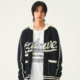 [UNISEX]GRAVERラインニットフーディー