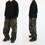 ODDBALL LIP STOP CAMO PARASUIT CARGO PANTS KHAKI