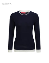 Basic Layered Wool Knit Long Sleeve Top 4 Colors