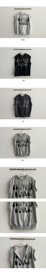 Dover Two Way Hooded Vest Zip-Up