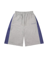 Track Color Bermuda Sweatpants - Gray