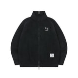 ロアハイネック2wayニットジップアップ (2COLOR)