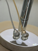 stone long necklace