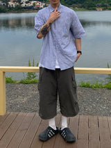 Nylon Stopper Half Pants 4C