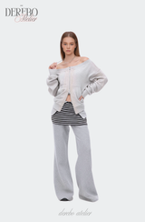 グラディエントオフショルダージップアップ (PANTS)