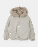 Boin Hooded Fur Padded Jumper