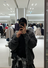 Wibird Pigment Supima Two-Way Hooded Zip-Up