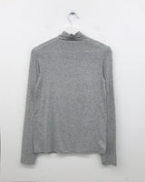 Le Sheer Mock Neck T-shirt (4color)