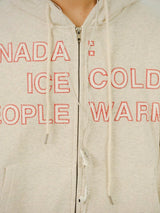 OA CANADA Patch Hoody Zip-up
