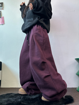 PARACHUTE TWO PINTUCK BALLOON LONG WIDE PANTS 🖤🩶💜🤎🩷5COLOR