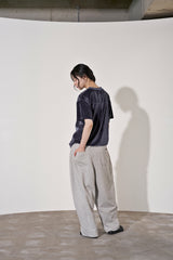 ドロップショルダーベルベット 1/2 T (Charcoal)