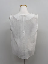 [Scarf SET] Sica V-Neck Sleeveless Blouse