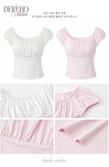 Cotton Candy Smudge Square Short Sleeve T-Shirt