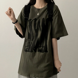 モカメイド ヴィンテージボクシーフィット半袖Tシャツ