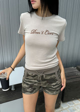 MILITARY MINI SHORTS