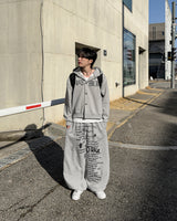 Dark Button Hooded Cardigan