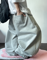 STRING. KOREAN 🖤 DURABLE VER. 2 BALLOON LONG PANTS 🤍🩶 - 3 COLORS
