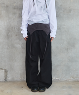 SLEEVELESS LAYERED PANTS