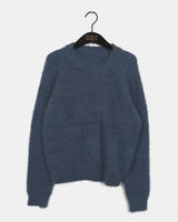 Lakong Loose Fit Angora Round Knitwear
