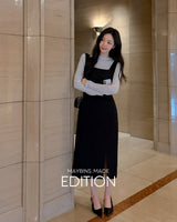 [MADE] Rene side‑slit dress