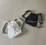 Dot dot string pocket backpack