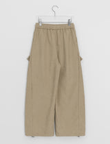 Kitpana Banding Cargo Brushed Corduroy Pants