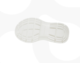 White/Black High Top Canvas Shoes