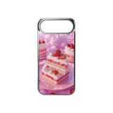 【MADE】ドリーミーショートケーキエポキシシルバーバンパーフォーンケース