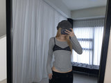 lingerie out tee(4 color) 