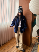 モス コットンワークジャケット