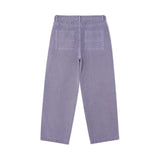ラッチテーパードツイルパンツ / Washed purple