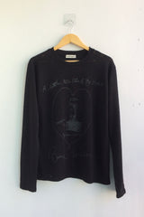 Vintage Cat Lettering T-Shirt