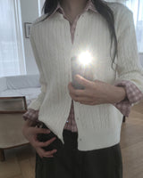 Nove Twisted Knit Cardigan