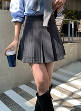Wanted Pleated Mini Skirt