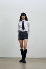 AVEL PINSTRIPE MICRO PANTS / CHARCOAL