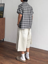Amber Washed 8/10 Bermuda Pants (3color) (No.962)