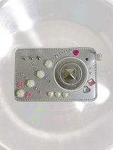 CAMERA CARD WALLET SILVER