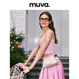 muva. Cloud Shoulder Cross‑body Bag, Genuine Leather Commuter Summer Women’s Handbag, 2024 New Style, New Arrival Apr 16