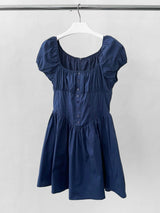 Palace Square Neck Puff Flared Dress
