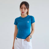 ステッチロゴベーシックTシャツ [BLUE]